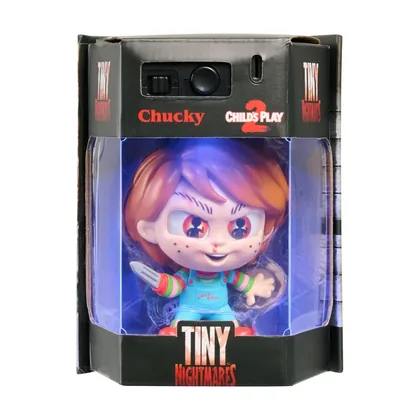 Chucky Figure, studio packshot on white
