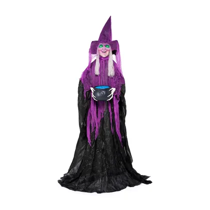 Duskmere Witch Animatronic, studio packshot on white