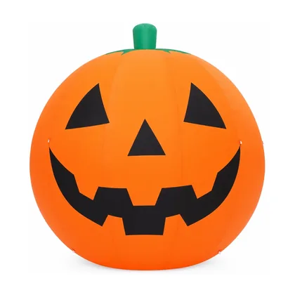 Ravenmoor 10 ft Pumpkin Inflatable, studio packshot on white
