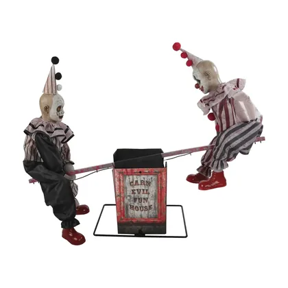 Ravenmoor Clown Animatronic, studio packshot on white