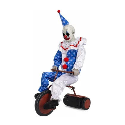 Thornfield Clown Animatronic, studio packshot on white